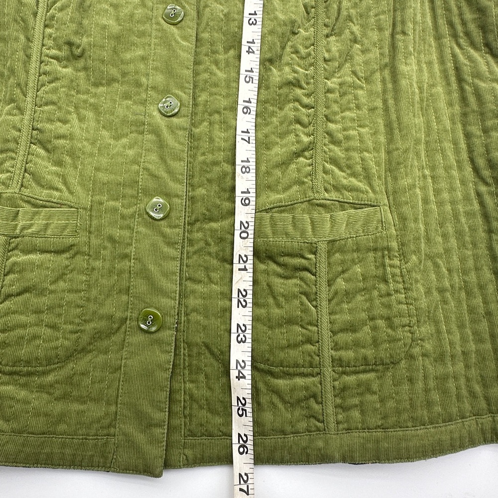CJ Banks Reversible Floral and‎ Green Vest Women Double-Sided size 1X (A22) - Picture 11 of 11